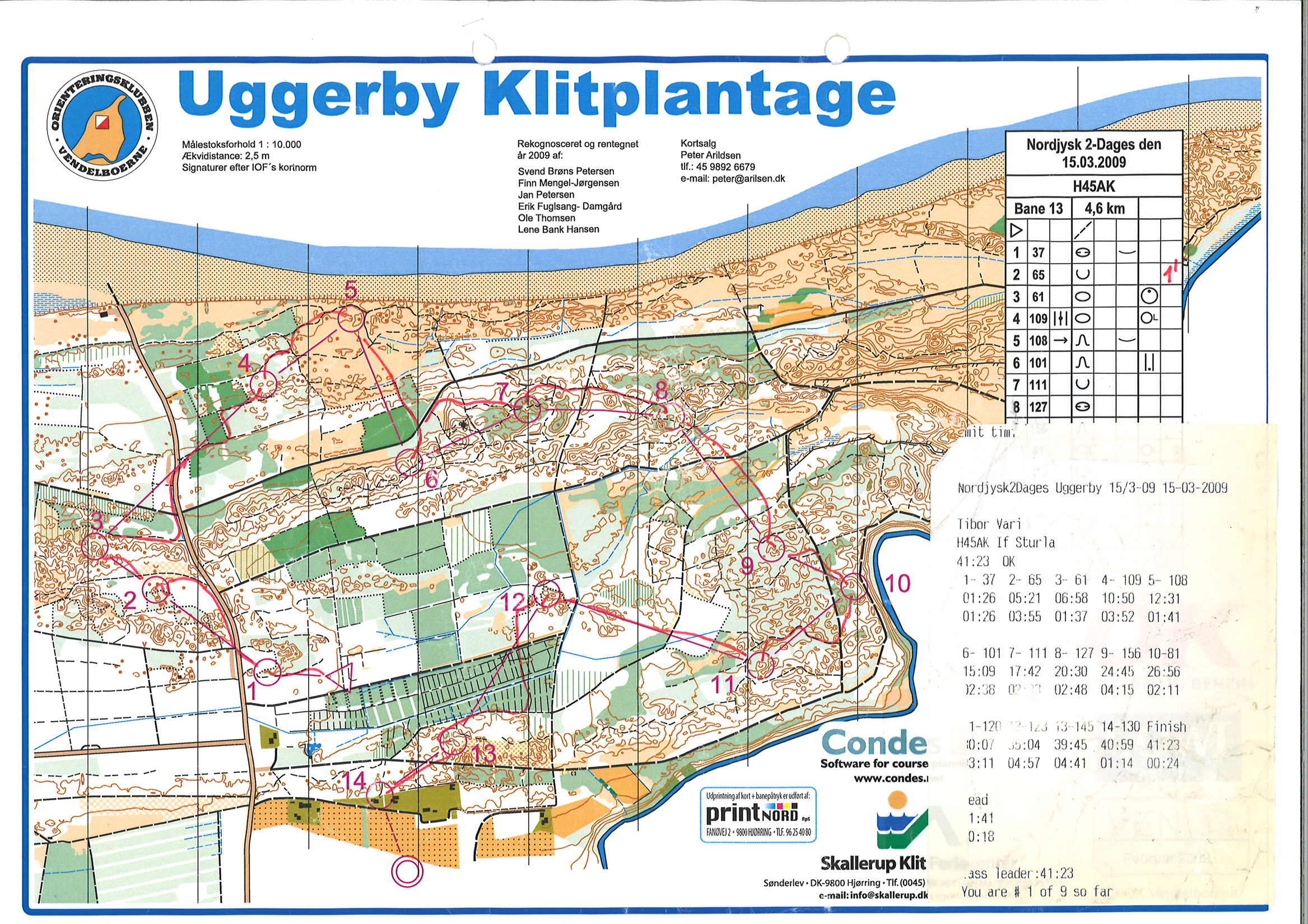 Nordjysk 2-dages H45AK (15.03.2009)